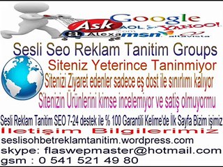 Sesli Chat Linklere Seo Hizmeti