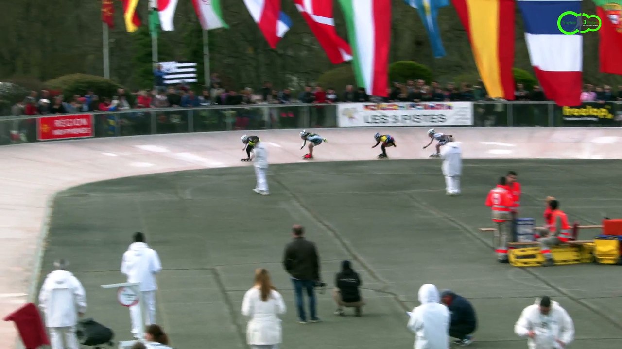 2015 Pibrac 500m vitesse junior A dames demi finale 1