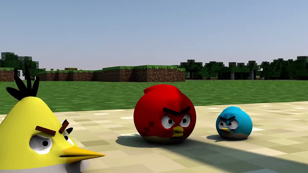 REALLY Angry Birds In MINECRAFT!