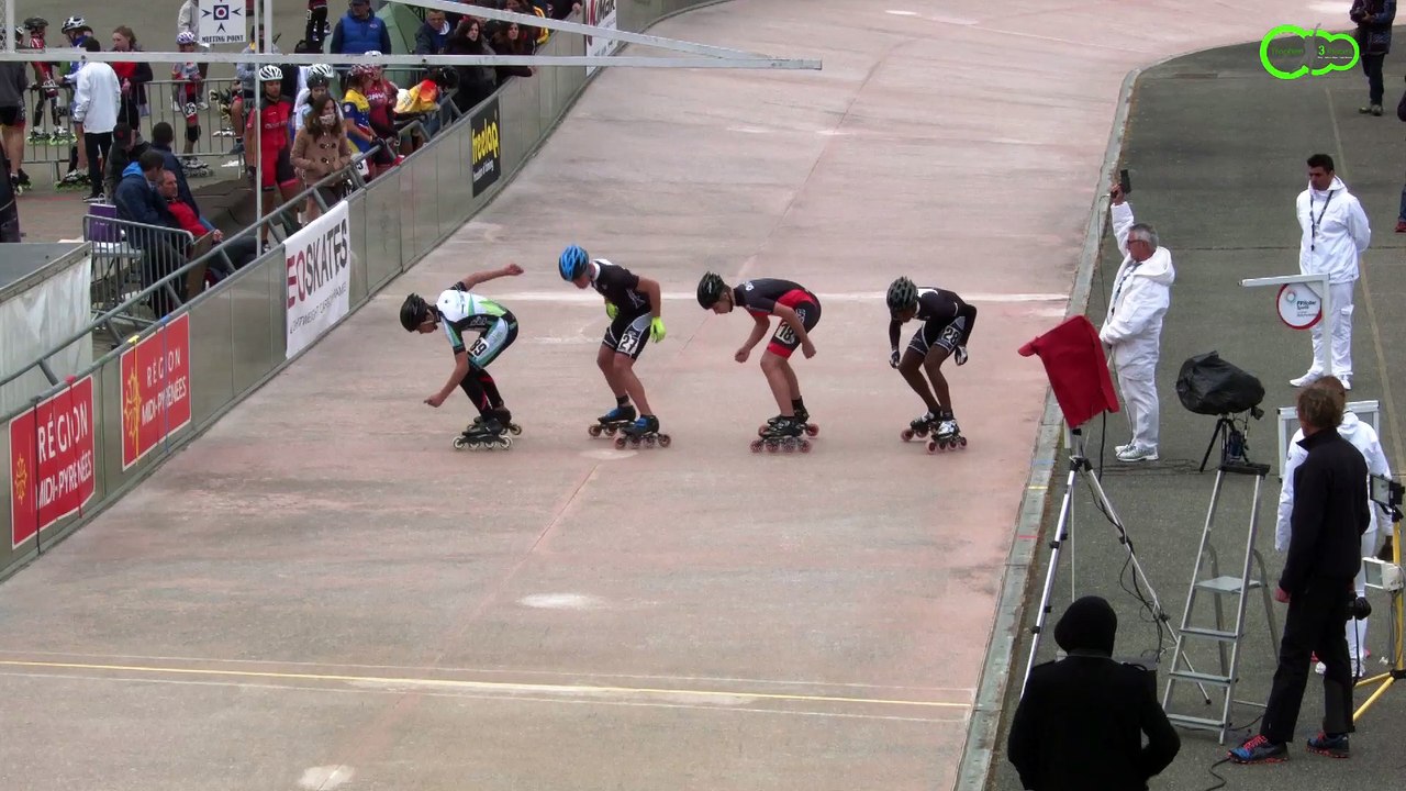 2015 Pibrac 500m vitesse cadets demi finale 1