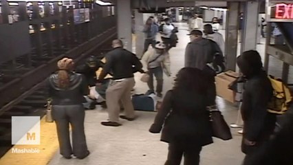 Man pulled to safety after falling into subway tracks in Philadelphia