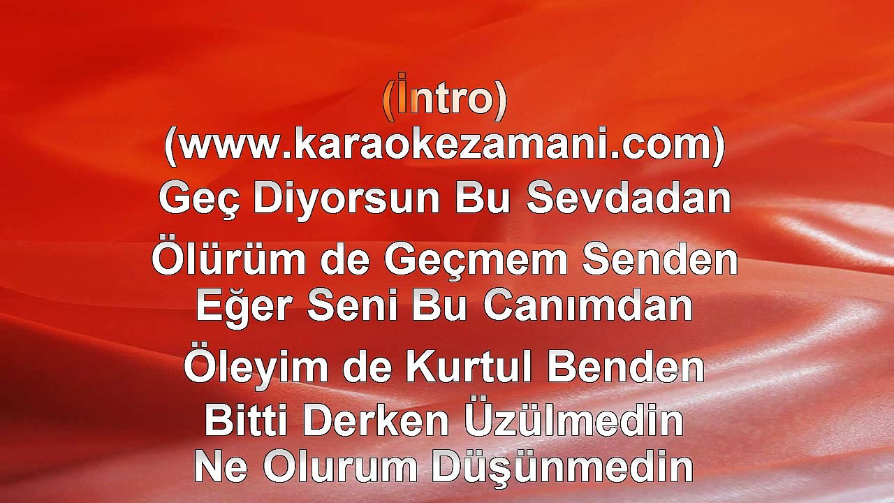 Çılgın Sedat ‐ Kurtul Benden - 2002 TÜRKÇE KARAOKE