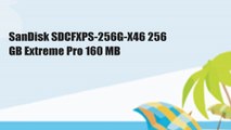 SanDisk SDCFXPS-256G-X46 256 GB Extreme Pro 160 MB