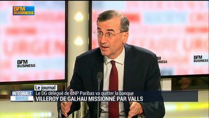Villeroy de Galhau missionné par Manuel Valls