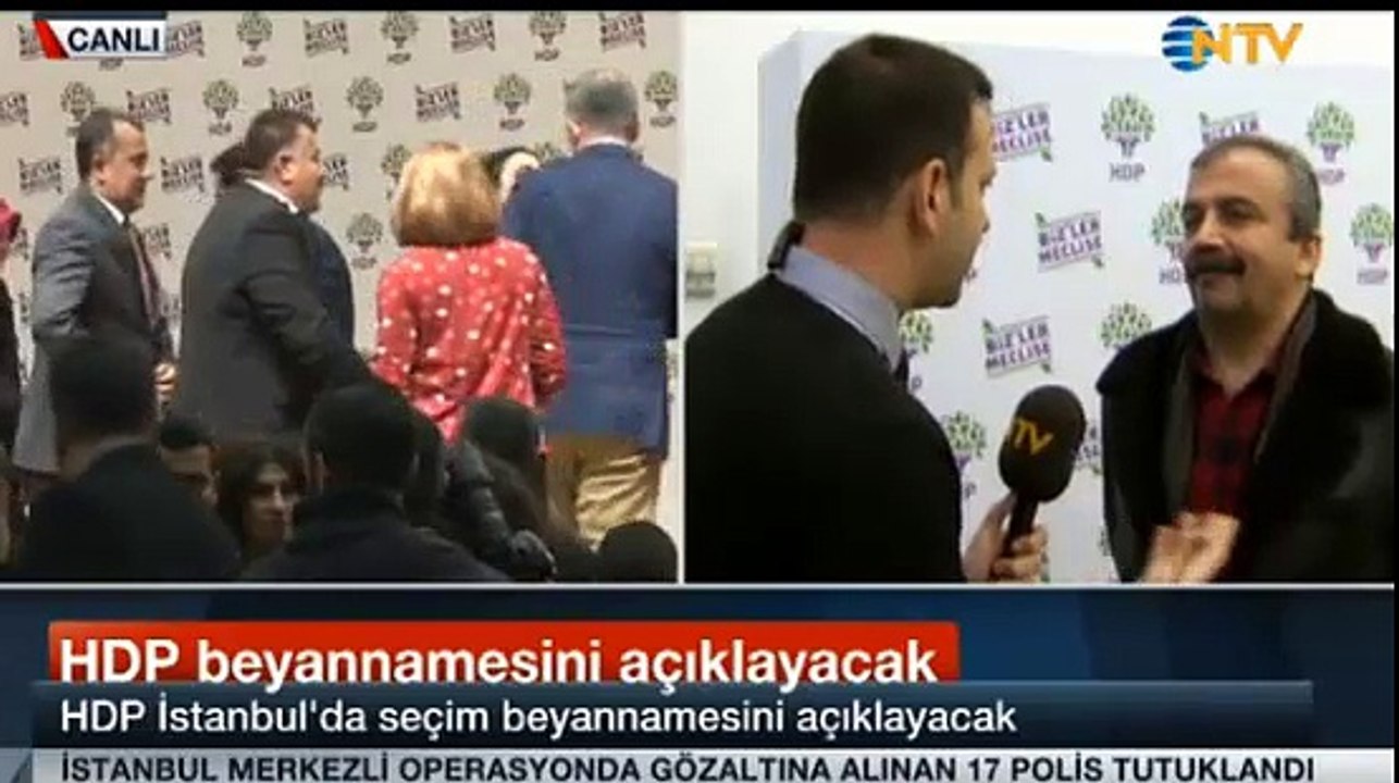 Sırrı süreyya önder NTV ye kendi kanalında çok fena laf çakmış