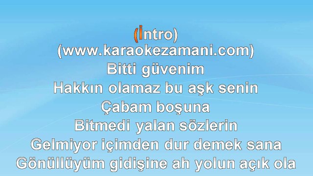 Demet Akalın - Bozuyorum Yeminimi - (Feat. Ziynet Sali) - 2010 TÜRKÇE KARAOKE