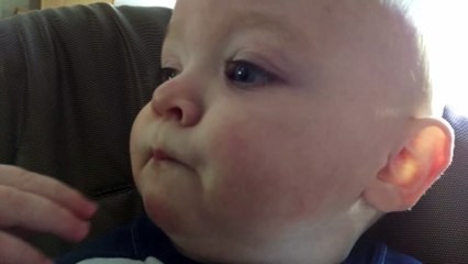 Baby almost breaks dad's iPhone 6 Plus!