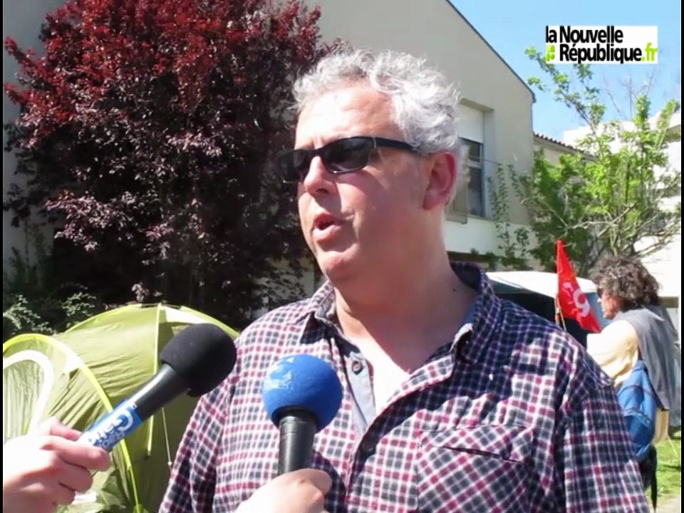 VIDEO. Camping revendicatif à l'hôpital de Parthenay