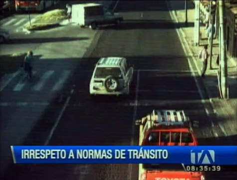 El irrespeto a las normas de tránsito es la principal causa de los accidentes