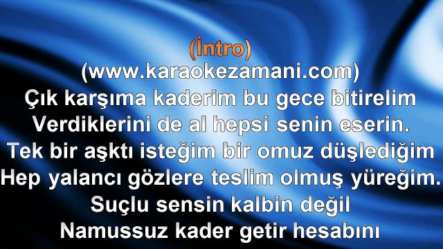 Demet Akalın - Son Sözüm Aşk - (2013) TÜRKÇE KARAOKE