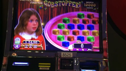 Video herunterladen: Willy Wonka Slot Machine Bonus - Veruca Salt Gobstopper Pick