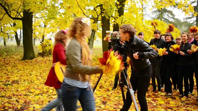 Школьный ролик (Пески , осень)