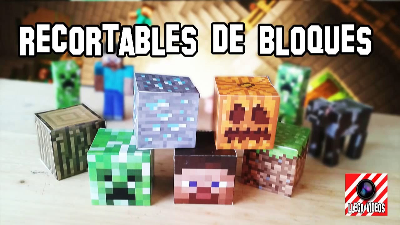 Como Hacer los Bloques de Minecraft PaperCraft