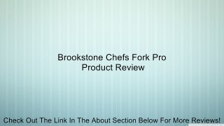 Brookstone Chefs Fork Pro Review