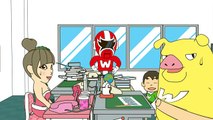 ショートアニメ ウエイターズ第8話「テルがハイテンション！」