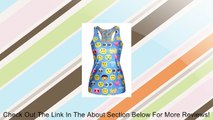Omine Women Smiley Emoticon Emoji Print Pattern Club Tank Top Review