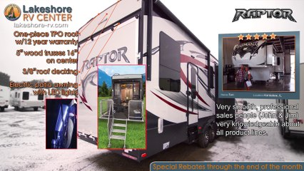 2016 Keystone Raptor Toy Hauler 5th Wheel RV