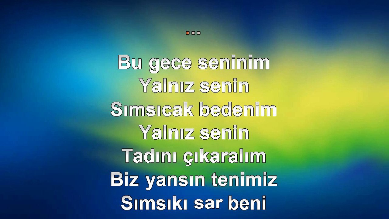 Deniz Demiröz - Kamçıla Bebeğim - 2011 TÜRKÇE KARAOKE