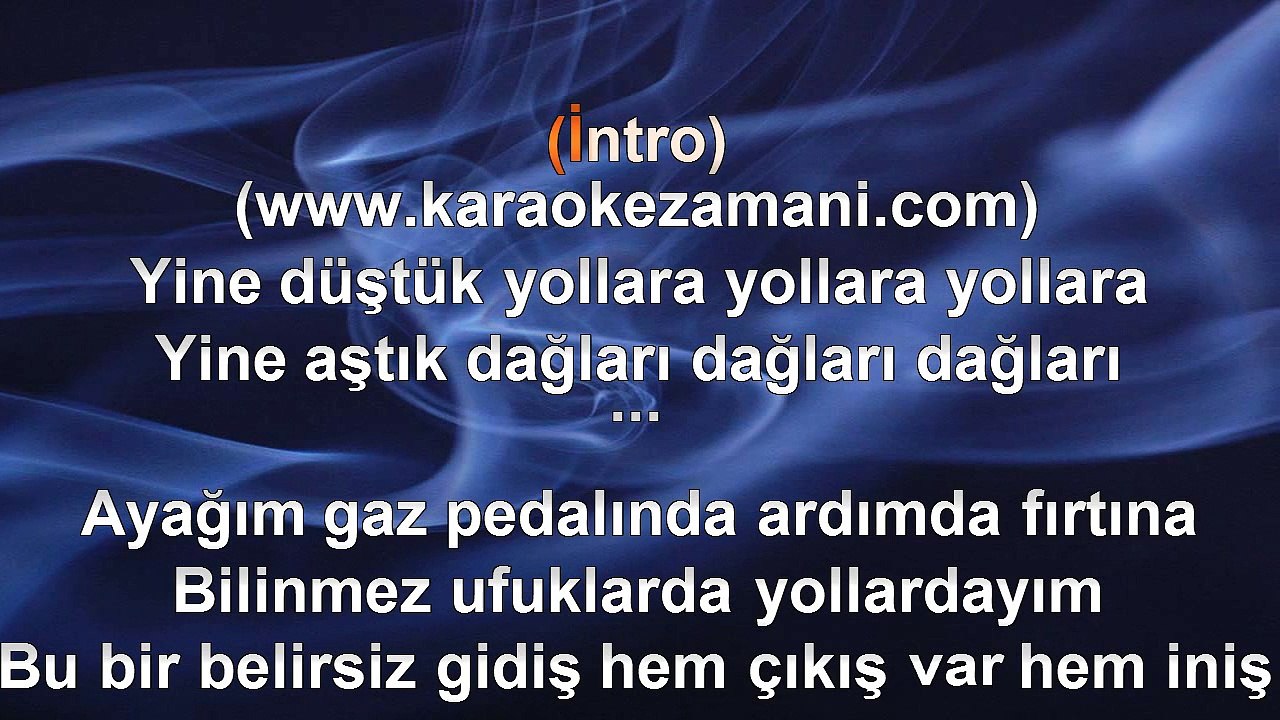 Deniz Demiröz - Yine Düştük Yollara - 2011 TÜRKÇE KARAOKE