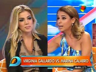 Virginia Gallardo vs. Marina Calabró