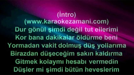 Diğdem Yılmaz - Aşkın Günahkarı - 2011 TÜRKÇE KARAOKE