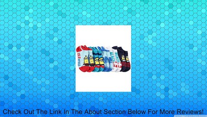 Despicable Me Boys' "Minion Beach" 5-Pack No-Show Socks Review
