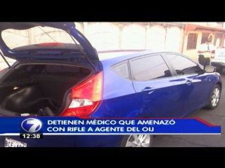 Detienen médico de hospital de Grecia que amenazó con rifle a agente del OIJ