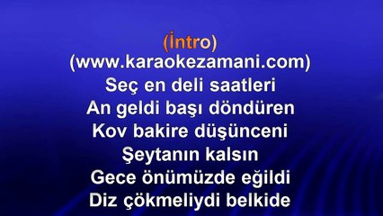 Diğdem Yılmaz - Kocaman Öpmelisin - 2011 TÜRKÇE KARAOKE