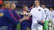 Zlatan Ibrahimović Embraces Lionel Messi - Barcelona Vs Paris SG (UCL) 21-04-2015