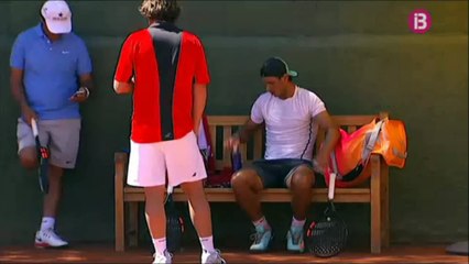 Rafael Nadal's practice at Barcelona Open. 21 April 2015.