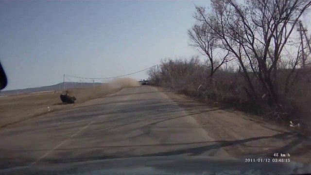 Ремни! Водителя выкинуло из окна машины - о скоростном режиме и пользе ремней безопасности