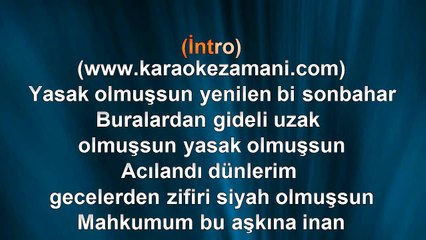 Diğdem Yılmaz - Yasak - 2011 TÜRKÇE KARAOKE