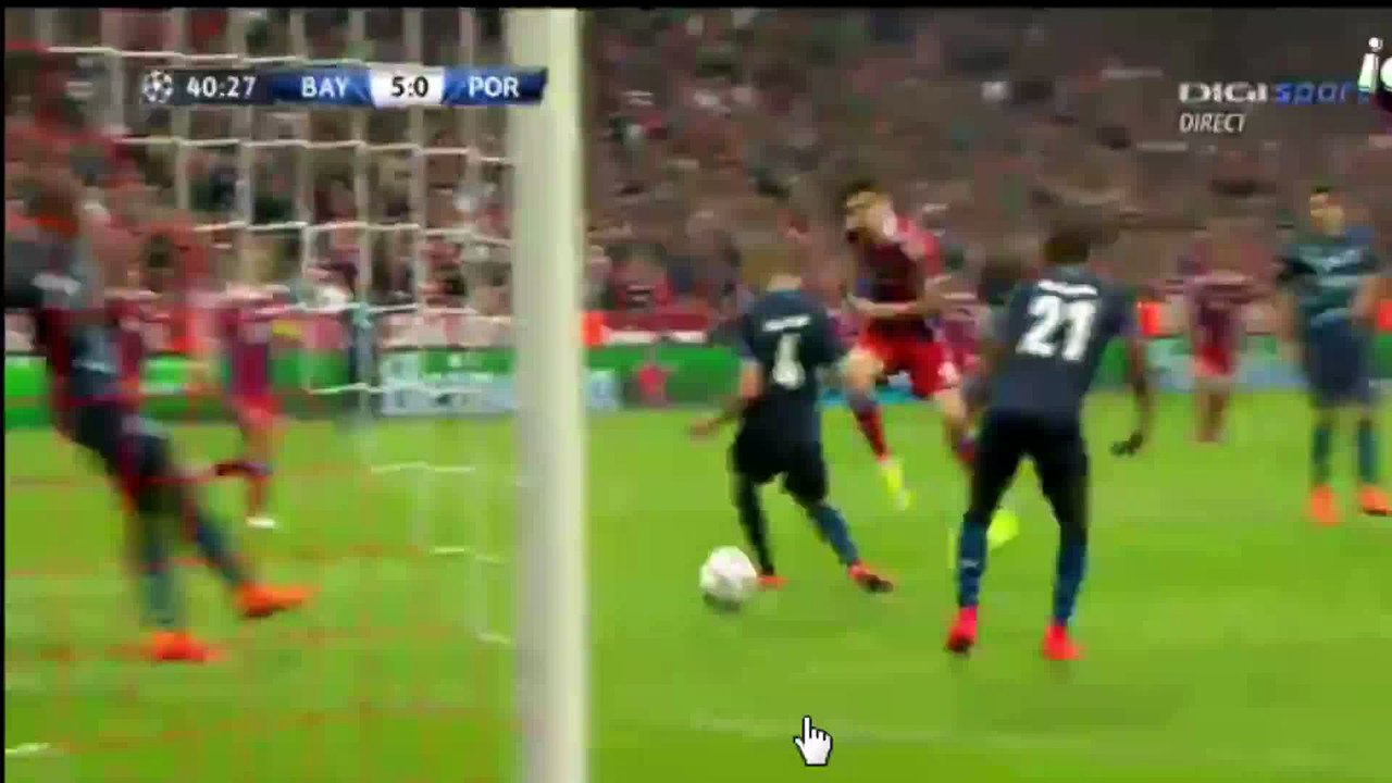 Lewandowski Goal | Bayern 5-0 Porto