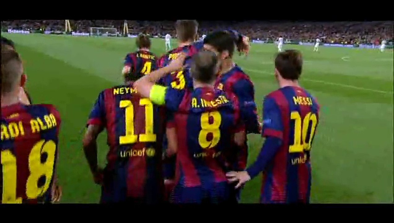 Goal Neymar - Barcelona 2-0 PSG - 21-04-2015