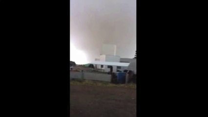 Tornado atinge a cidade de Xanxerê