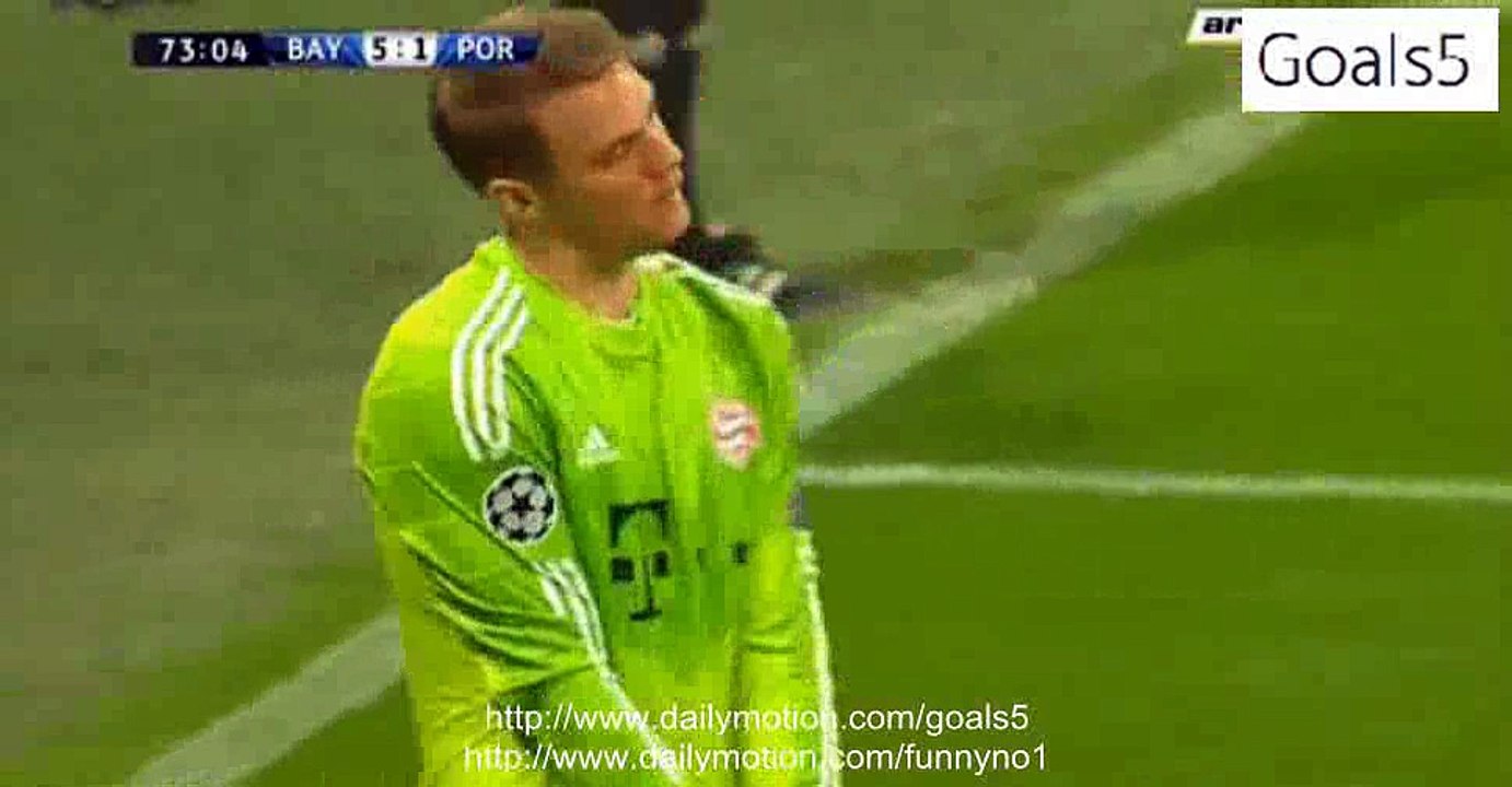 Jackson Martinez Goal Bayern 5 - 1 Porto Champions League 21-4-2015