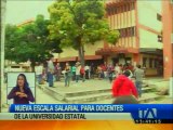 Incrementan sueldos de docentes en la Universidad de Guayaquil