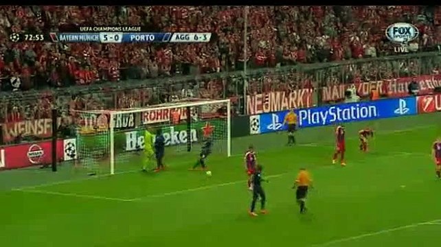 Bayern Munchen v. Porto 5-1 Jackson Martinez goal 21.04.2015