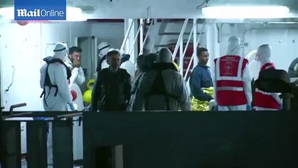 Migrant boat captain accused of killing 900 men arrested in Italy