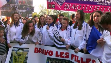 Championne du monde ! La joie des guingampaises du Sacré-Coeur