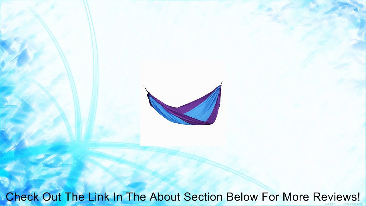 Songmics Portable Parachute Fabric Travel Camping Hammock Outdoor Hiking Swing UGDC30L Review