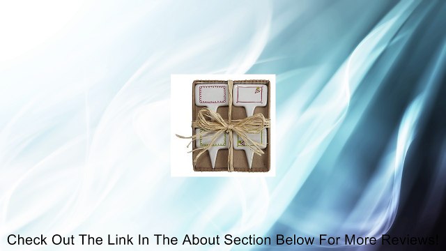 C.R. Gibson QCCM-14062 Wine Oh! Ceramic Cheese Markers, Multicolor Review