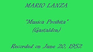 Mario Lanza- RARE 1952 Musica proibita (Gastaldon)