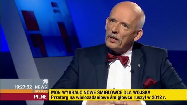 Janusz Korwin-Mikke w pr. Gość Wydarzeń (21.04.2015)