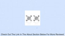 NYKKOLA New Fashion Jewellery 925 Silver Crystal Cross Stud Earrings Review