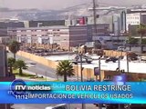 Bolivia restringe entrada vehículos usados