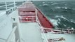 Great Lakes Freighter Roger Blough in Heavy Seas on Lake Superior