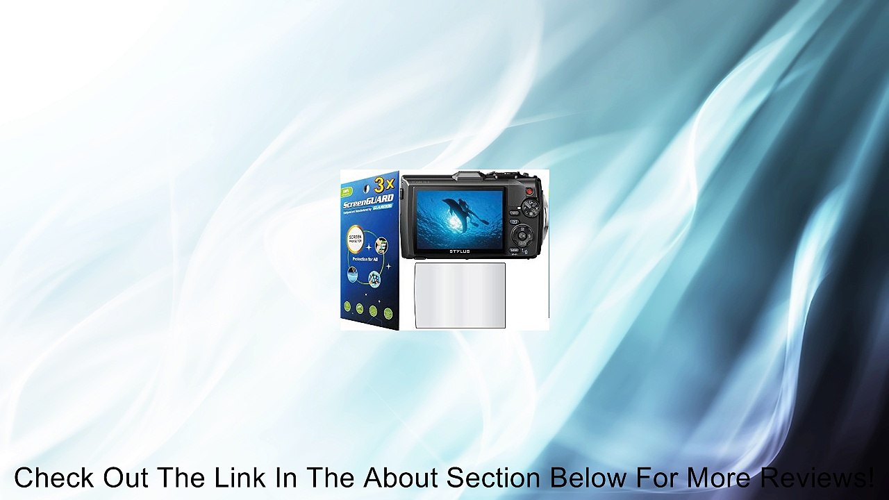 3x Olympus Tough TG-3 iHS Digital Camera Premium Clear LCD Screen Protector Guard Shield Kit (NO CUTTING, Guarmor Brand) Review