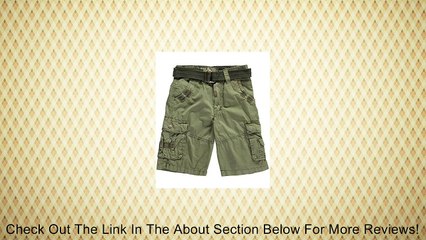 Seven Souls Big Boys' "Tabbed" Belted Cargo Shorts Review
