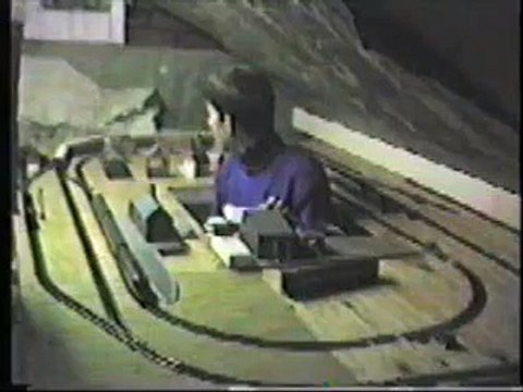 My childhood train set OO Model Railway loft layout circa 1989